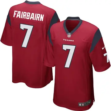 Nike Ka'imi Fairbairn Men's Game Houston Texans Red Alternate Jersey
