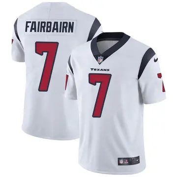 Nike Ka'imi Fairbairn Men's Limited Houston Texans White Vapor Untouchable Jersey