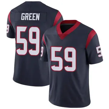 Nike Kenyon Green Men's Limited Houston Texans Navy Blue Team Color Vapor Untouchable Jersey
