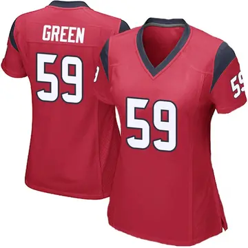 Nike Kenyon Green Women's Game Houston Texans Red Alternate Jersey