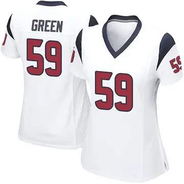 Nike Kenyon Green Women's Game Houston Texans White Jersey