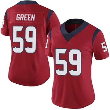 Nike Kenyon Green Women's Limited Houston Texans Red Alternate Vapor Untouchable Jersey
