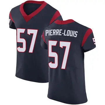 Nike Kevin Pierre-Louis Men's Elite Houston Texans Navy Blue Team Color Vapor Untouchable Jersey