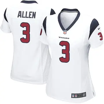 Nike Kyle Allen Women's Game Houston Texans White Jersey