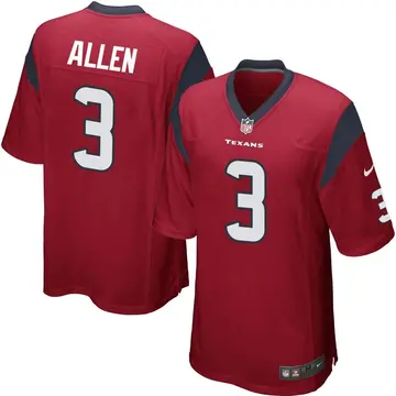 Nike Kyle Allen Youth Game Houston Texans Red Alternate Jersey