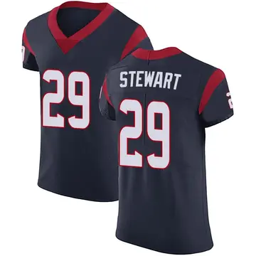 Nike M.J. Stewart Men's Elite Houston Texans Navy Blue Team Color Vapor Untouchable Jersey