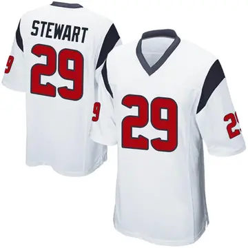 Nike M.J. Stewart Men's Game Houston Texans White Jersey