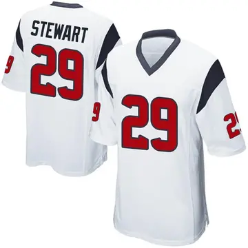 Nike M.J. Stewart Youth Game Houston Texans White Jersey