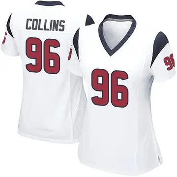 Nike Maliek Collins Women's Game Houston Texans White Jersey