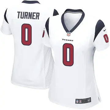 Nike Malik Turner Women's Game Houston Texans White Jersey