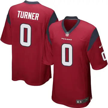 Nike Malik Turner Youth Game Houston Texans Red Alternate Jersey