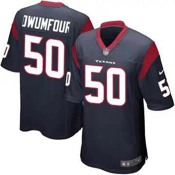 Nike Michael Dwumfour Youth Game Houston Texans Navy Blue Team Color Jersey
