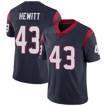 Nike Neville Hewitt Youth Limited Houston Texans Navy Blue Team Color Vapor Untouchable Jersey