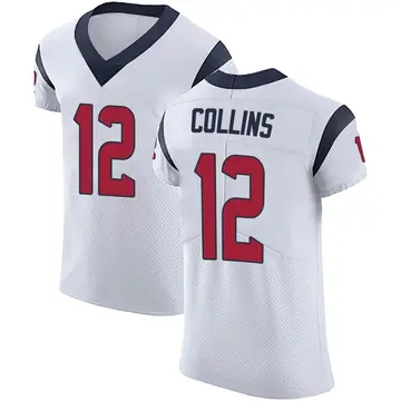 Nike Nico Collins Men's Elite Houston Texans White Vapor Untouchable Jersey