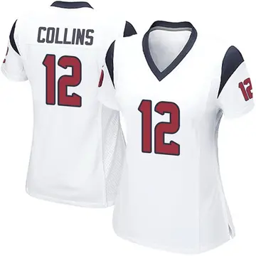 Nike Nico Collins Women's Game Houston Texans White Jersey