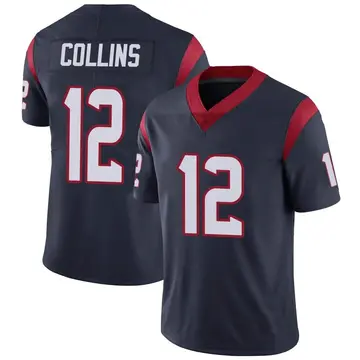 Nike Nico Collins Youth Limited Houston Texans Navy Blue Team Color Vapor Untouchable Jersey