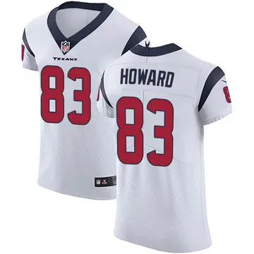 Nike O.J. Howard Men's Elite Houston Texans White Vapor Untouchable Jersey