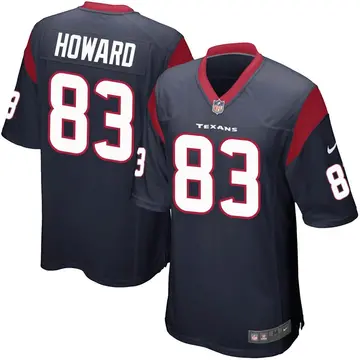 Nike O.J. Howard Youth Game Houston Texans Navy Blue Team Color Jersey