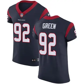 Nike Rasheem Green Men's Elite Houston Texans Navy Blue Team Color Vapor Untouchable Jersey
