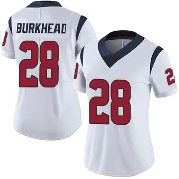 Nike Rex Burkhead Women's Limited Houston Texans White Vapor Untouchable Jersey