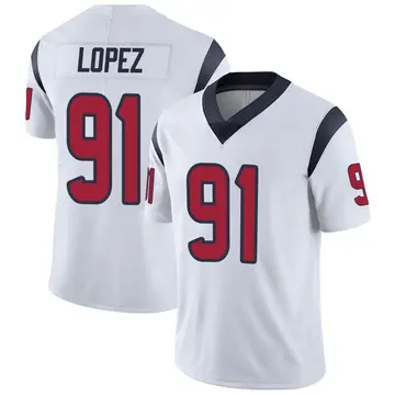 Nike Roy Lopez Men's Limited Houston Texans White Vapor Untouchable Jersey