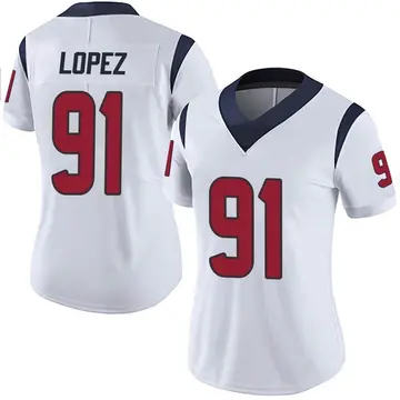 Nike Roy Lopez Women's Limited Houston Texans White Vapor Untouchable Jersey