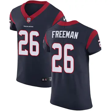 Nike Royce Freeman Men's Elite Houston Texans Navy Blue Team Color Vapor Untouchable Jersey