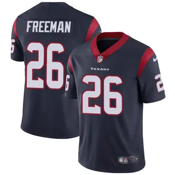Nike Royce Freeman Men's Limited Houston Texans Navy Blue Team Color Vapor Untouchable Jersey