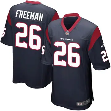 Nike Royce Freeman Youth Game Houston Texans Navy Blue Team Color Jersey