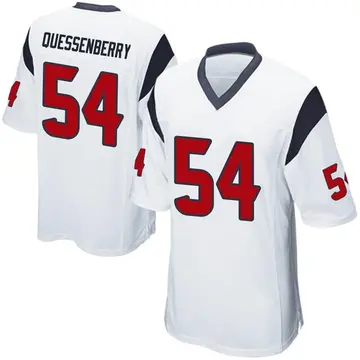 Nike Scott Quessenberry Men's Game Houston Texans White Jersey