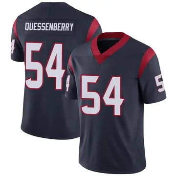Nike Scott Quessenberry Men's Limited Houston Texans Navy Blue Team Color Vapor Untouchable Jersey