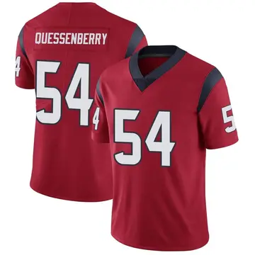 Nike Scott Quessenberry Men's Limited Houston Texans Red Alternate Vapor Untouchable Jersey