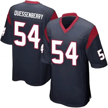 Nike Scott Quessenberry Youth Game Houston Texans Navy Blue Team Color Jersey