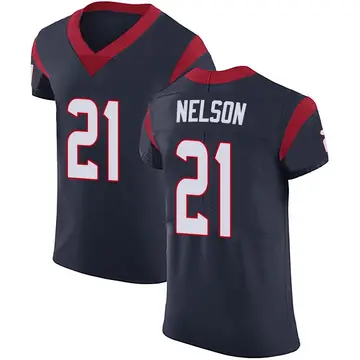 Nike Steven Nelson Men's Elite Houston Texans Navy Blue Team Color Vapor Untouchable Jersey