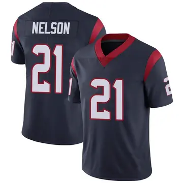 Nike Steven Nelson Men's Limited Houston Texans Navy Blue Team Color Vapor Untouchable Jersey