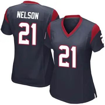Nike Steven Nelson Women's Game Houston Texans Navy Blue Team Color Jersey