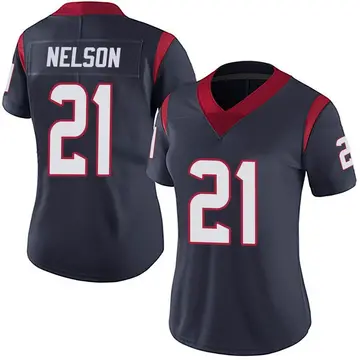 Nike Steven Nelson Women's Limited Houston Texans Navy Blue Team Color Vapor Untouchable Jersey