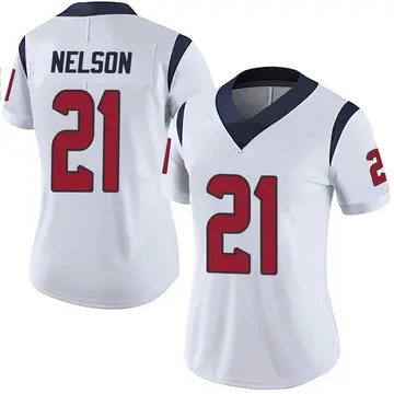 Nike Steven Nelson Women's Limited Houston Texans White Vapor Untouchable Jersey