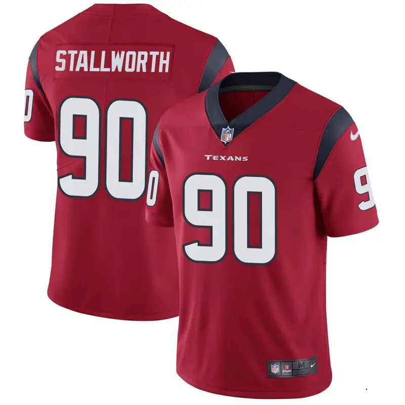 Nike Taylor Stallworth Men's Limited Houston Texans Red Alternate Vapor Untouchable Jersey