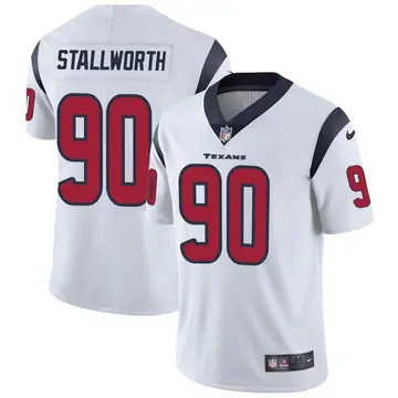 Nike Taylor Stallworth Men's Limited Houston Texans White Vapor Untouchable Jersey