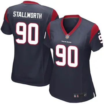 Nike Taylor Stallworth Women's Game Houston Texans Navy Blue Team Color Jersey