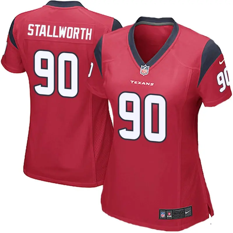 Nike Taylor Stallworth Women's Game Houston Texans Red Alternate Jersey