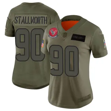 Nike Taylor Stallworth Women's Limited Houston Texans Camo 2019 Salute to Service Jersey