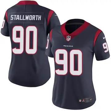 Nike Taylor Stallworth Women's Limited Houston Texans Navy Blue Team Color Vapor Untouchable Jersey