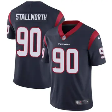 Nike Taylor Stallworth Youth Limited Houston Texans Navy Blue Team Color Vapor Untouchable Jersey