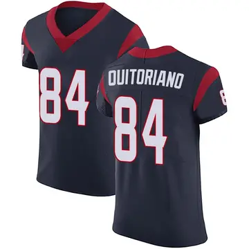 Nike Teagan Quitoriano Men's Elite Houston Texans Navy Blue Team Color Vapor Untouchable Jersey