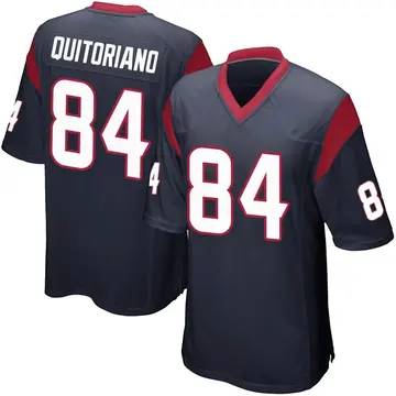 Nike Teagan Quitoriano Men's Game Houston Texans Navy Blue Team Color Jersey