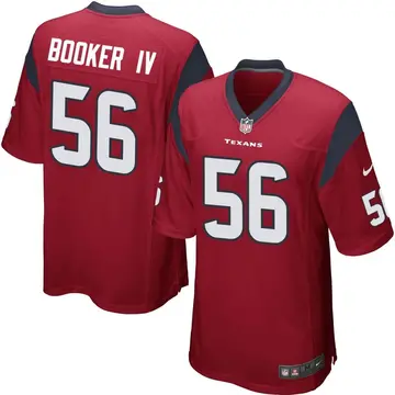 Nike Thomas Booker IV Youth Game Houston Texans Red Alternate Jersey