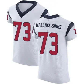 Nike Tre'Vour Wallace-Simms Men's Elite Houston Texans White Vapor Untouchable Jersey