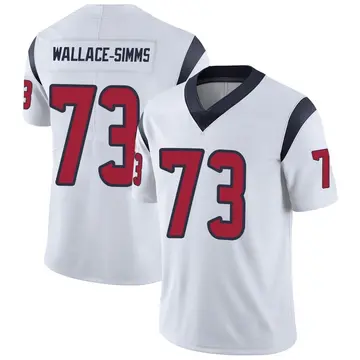 Nike Tre'Vour Wallace-Simms Men's Limited Houston Texans White Vapor Untouchable Jersey